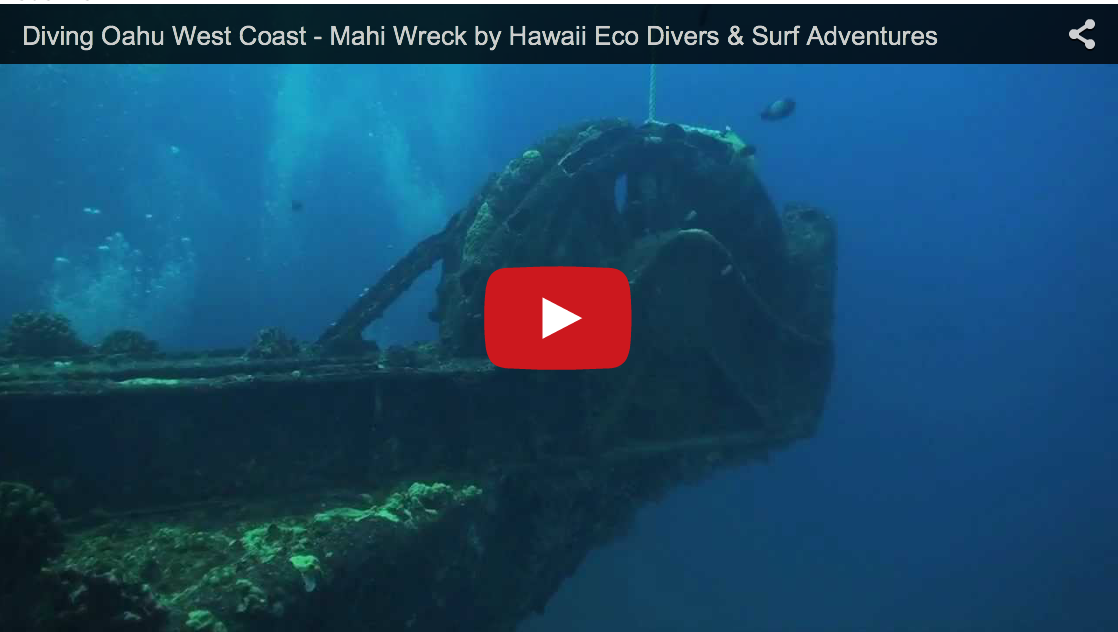 Diving Oahu West Coast – Mahi Wreck