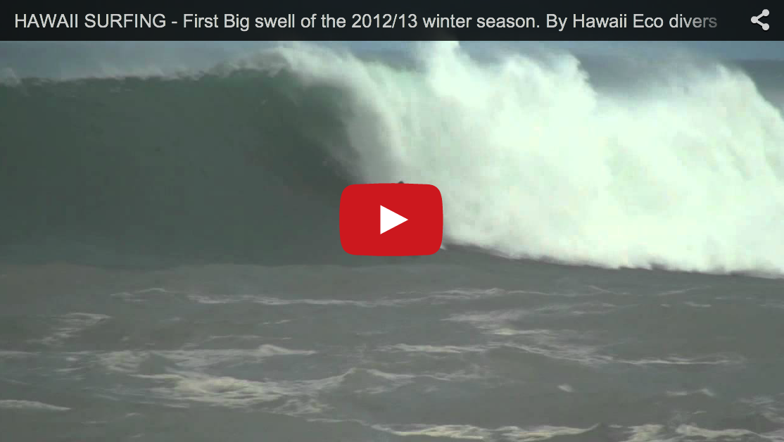 First Big swell of the 2012/13 winter season